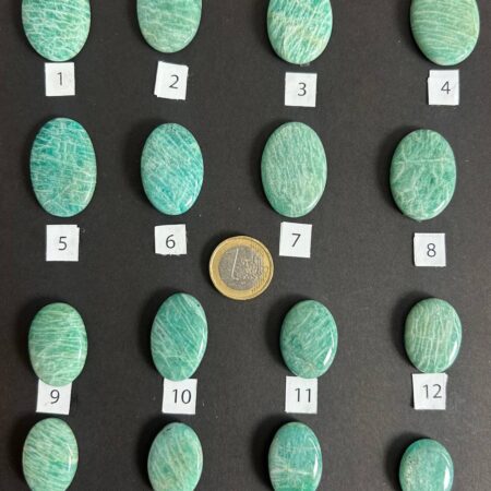 Amazzonite – Cabochon singoli (#1–#16)
