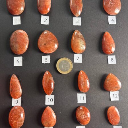 Pietra del Sole – Cabochon singoli (#1–#16)